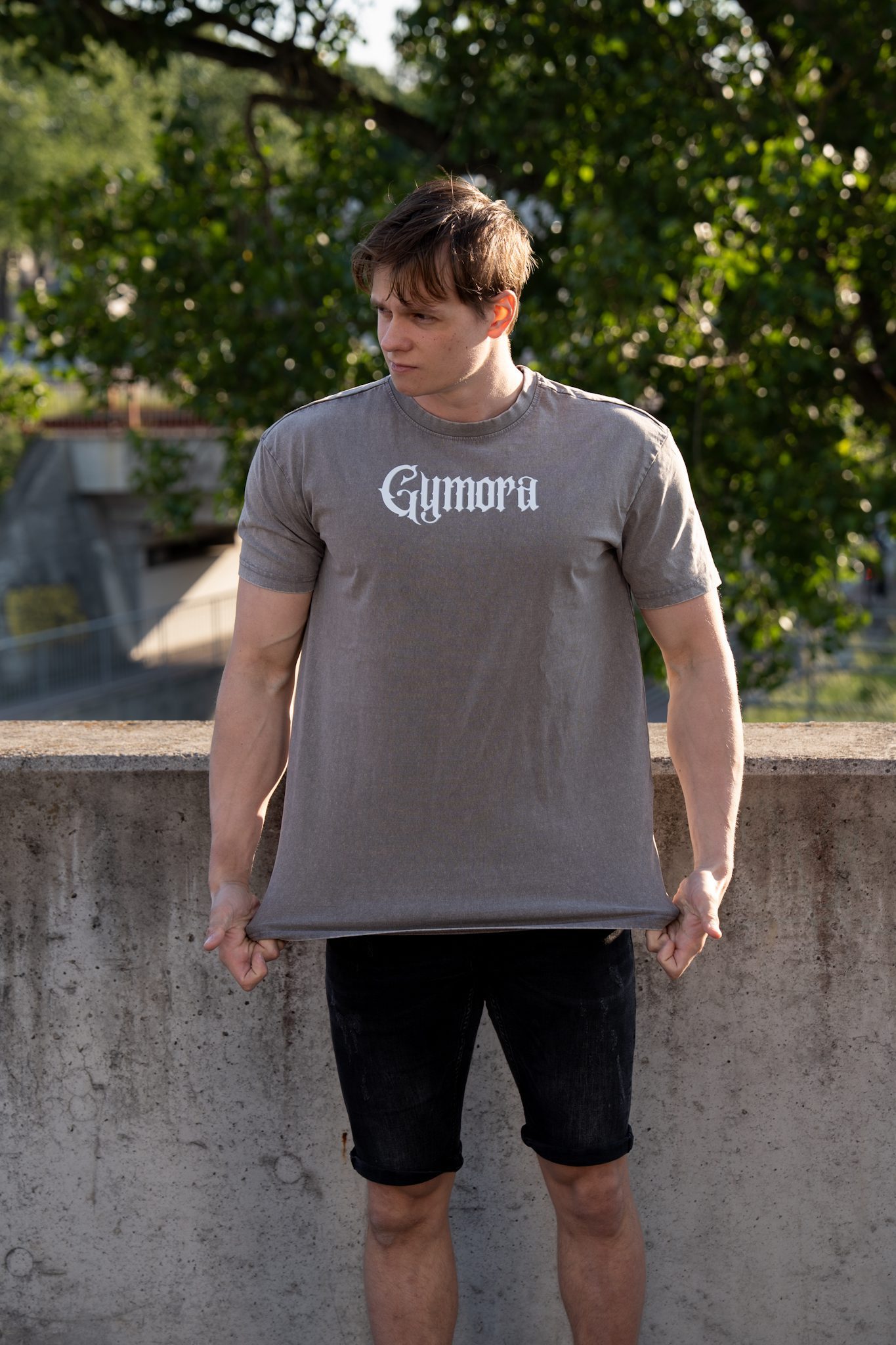 Acid washed T-shirt - EST. 2025